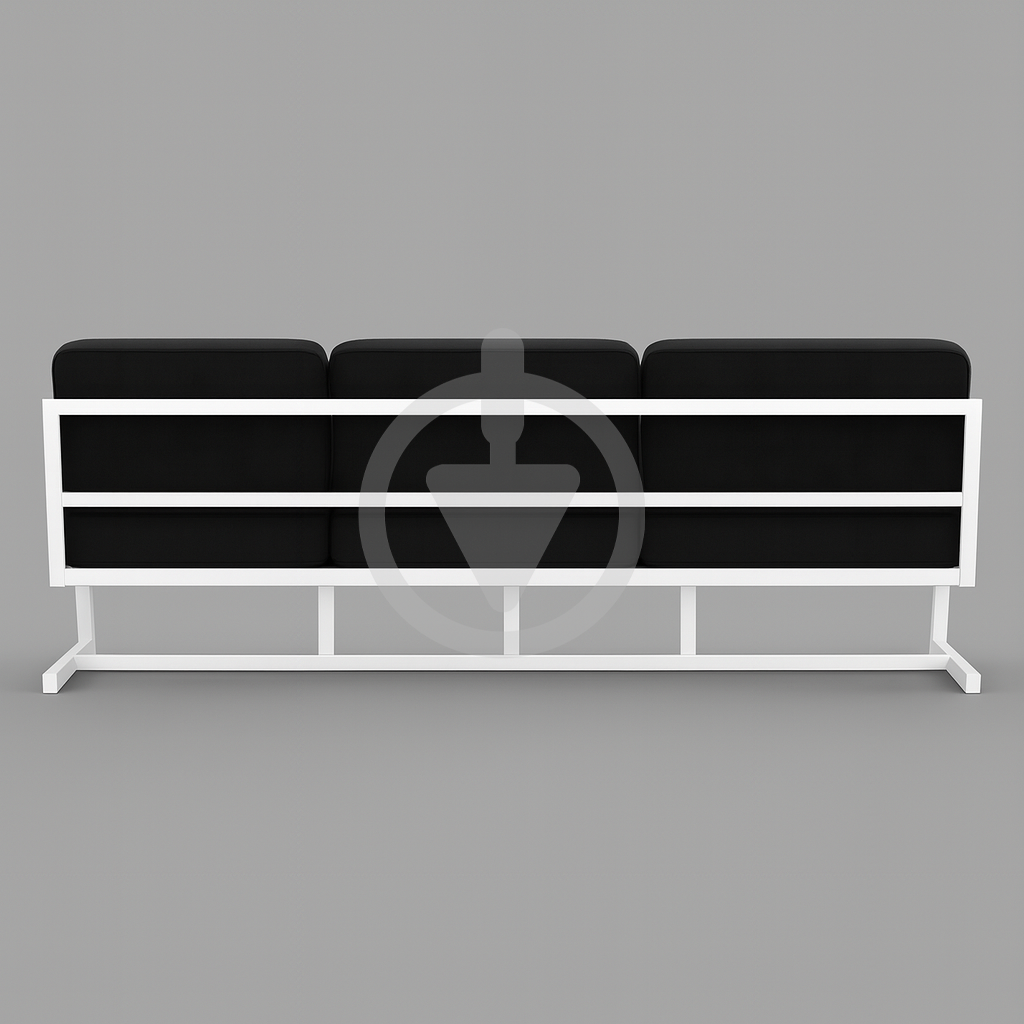 Диван металевий AVVS tech Атлас лофт велюр 246 см Чорний/Білий (30222881) - фото 3 Диван металевий AVVS tech Атлас лофт велюр 246 см Чорний/Білий (30222881) - фото 3