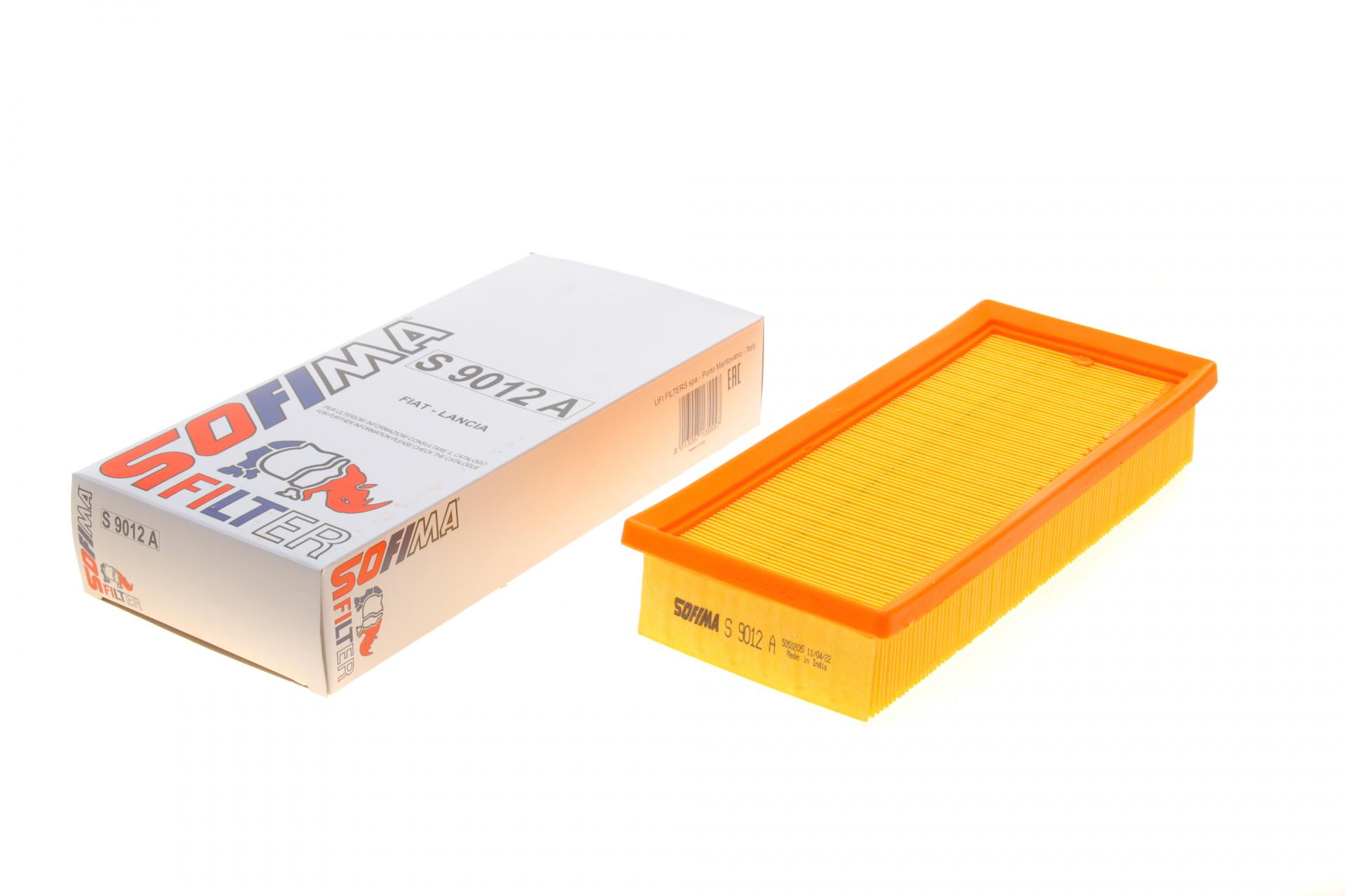 Фільтр повітряний SOFIMA для Fiat Panda/Punto/Lancia Ypsilon 1,1-1,2LPG 99- (S 9 (012 A)