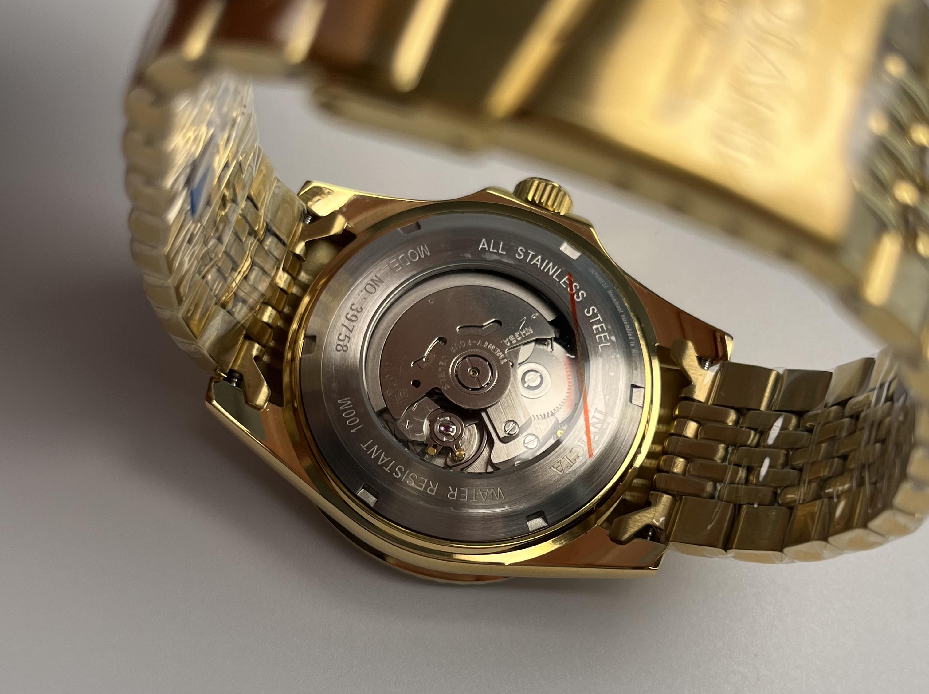 Годинник із золотистим ремінцем Invicta 39758 Automatic - фото 6 Годинник із золотистим ремінцем Invicta 39758 Automatic - фото 6