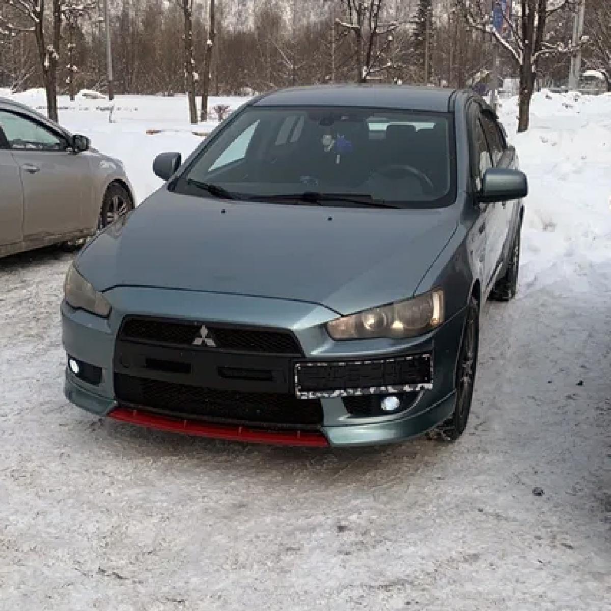 ᐉ Ноздри в передний бампер для Mitsubishi Lancer X 2007-2011
