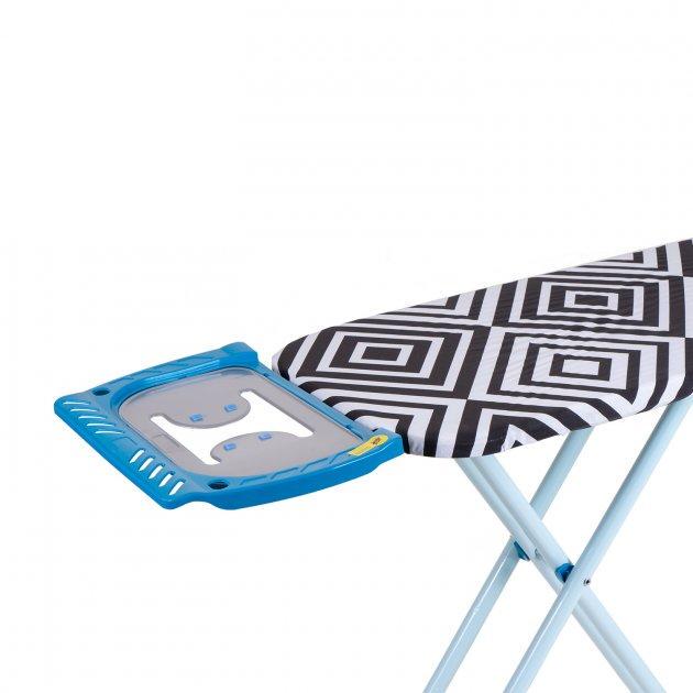 Гладильная доска цельнометаллическая с розеткой PERILLA SILVIA 36х112 см - фото 2