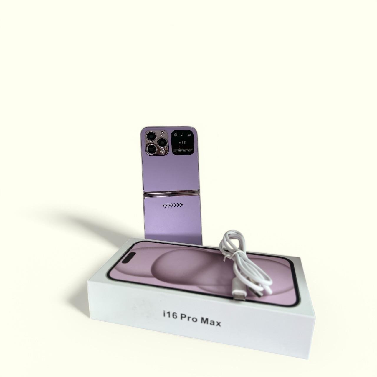 Кнопочный телефон складной мобильный SERVO Foldable Phone I16 Max 4SIM Фиолетовый - фото 3 Кнопочный телефон складной мобильный SERVO Foldable Phone I16 Max 4SIM Фиолетовый - фото 3