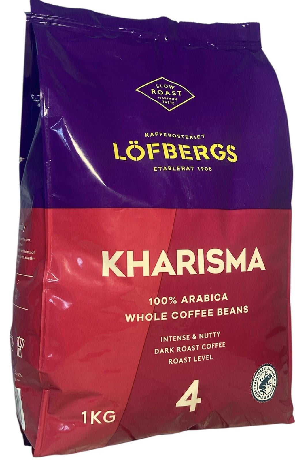 Кофе LOFBERGS Kharisma в зернах 1 кг (60545)
