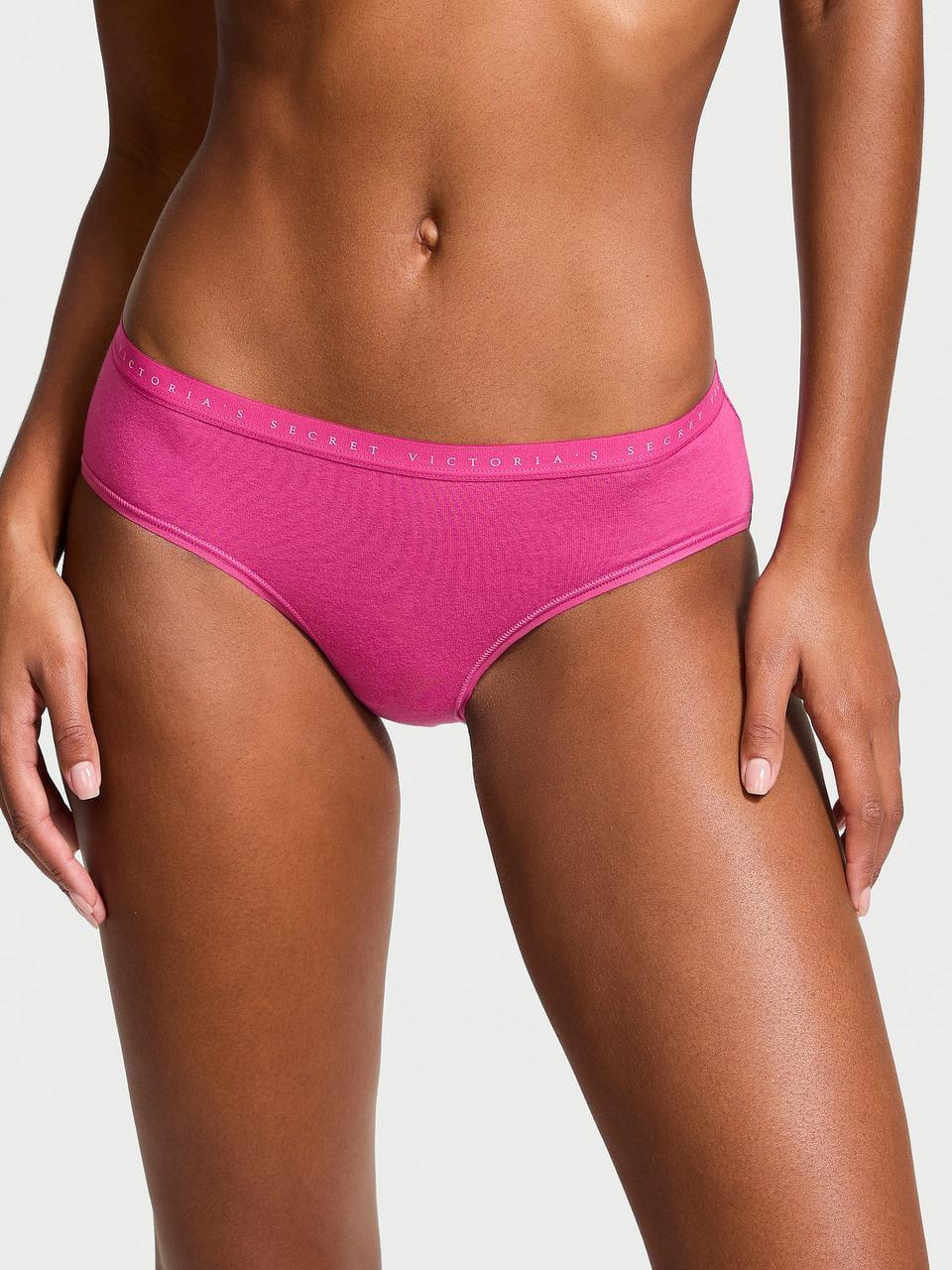 Трусики женские Victoria's Secret Stretch Cotton Luscious Rose хипстеры XS Розовый (2343263604)