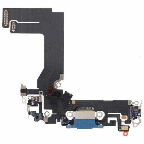 Нижний шлейф для iPhone 13 Mini Blue (P805)