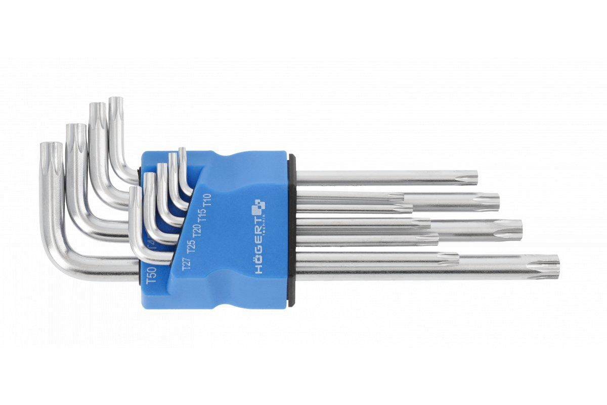 Ключі Torx S2 довгі 9 шт. (HT1W830)