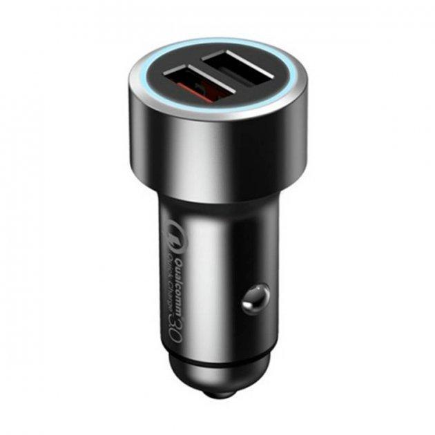 Пристрій автомобільний зарядний 70mai Dual USB Car QC3.0 Charger Midriver CC02