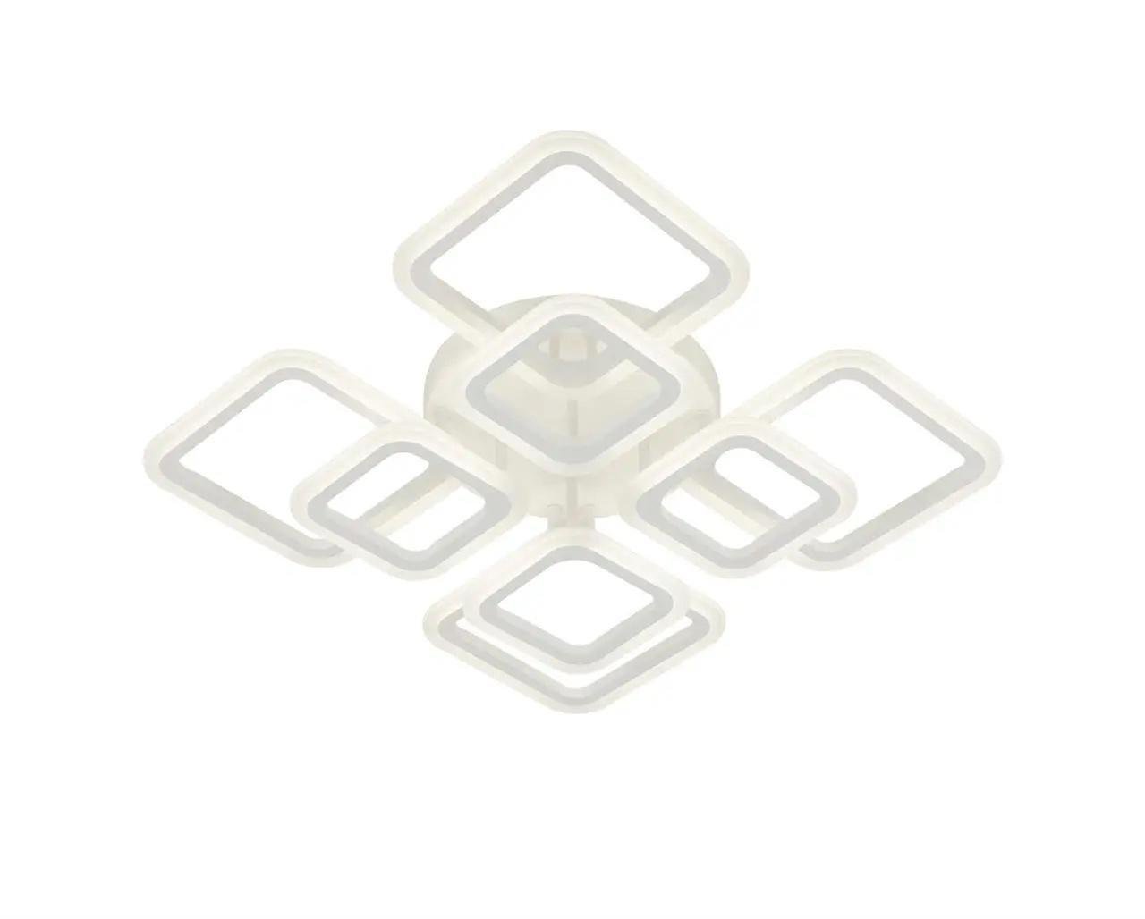 LED-люстра стельова акрилова Valeso 5106A-4+4 144W Білий (28688367)