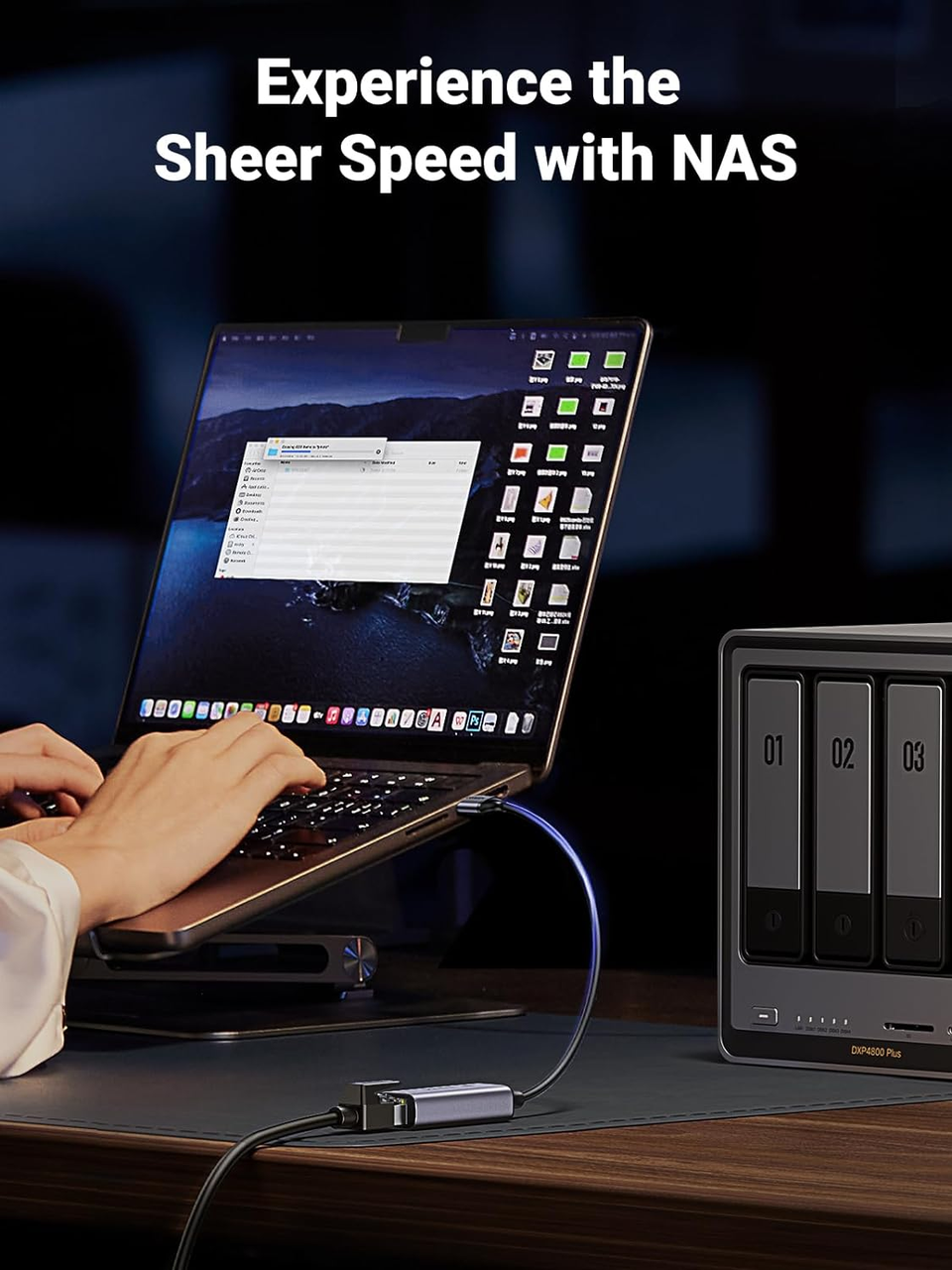 Адаптер сетевой UGREEN см 648 USB-A Ethernet Adapter RJ45 2.5G (2000174) - фото 3