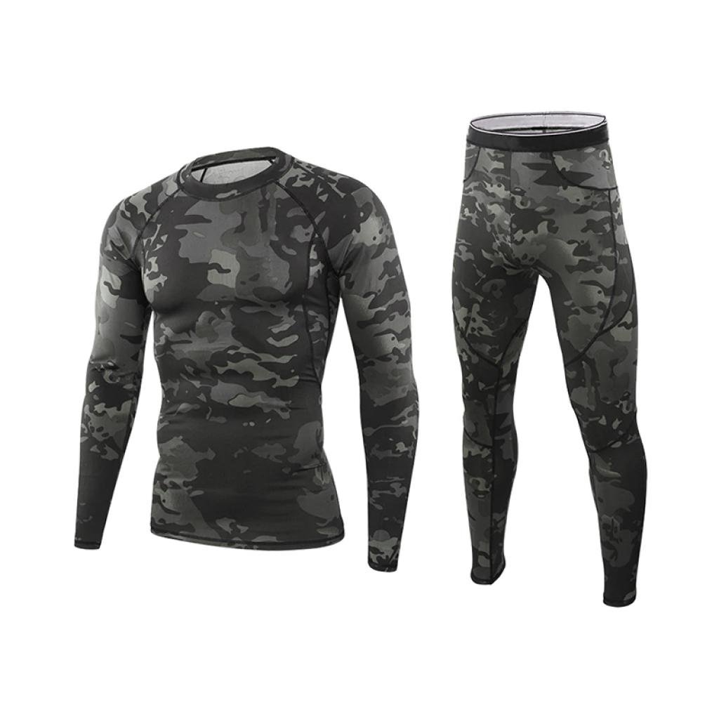 Термобелье мужское Lesko A152 2XL Camouflage/Black (1434414)