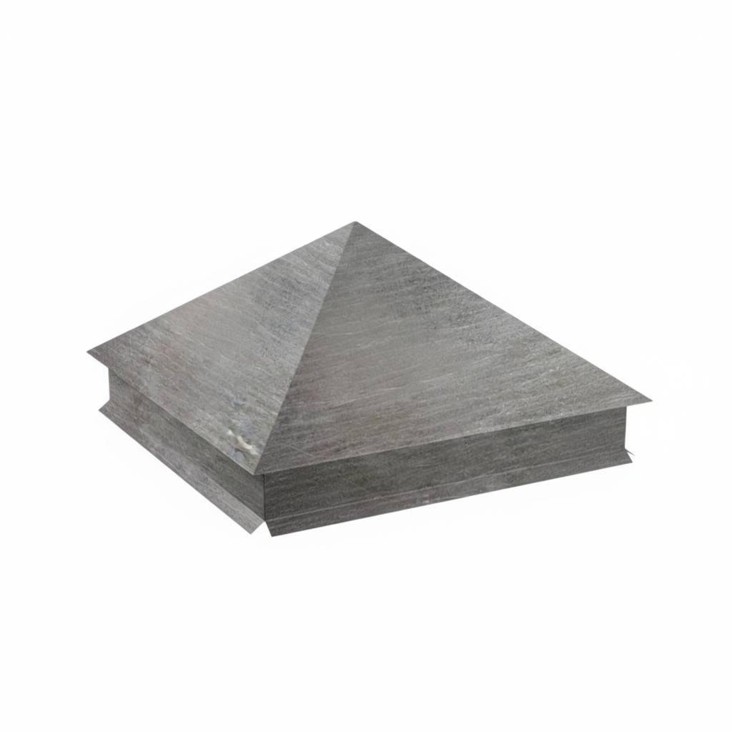 Колпак 520х520х100 мм МАТ 0,5 Цинк