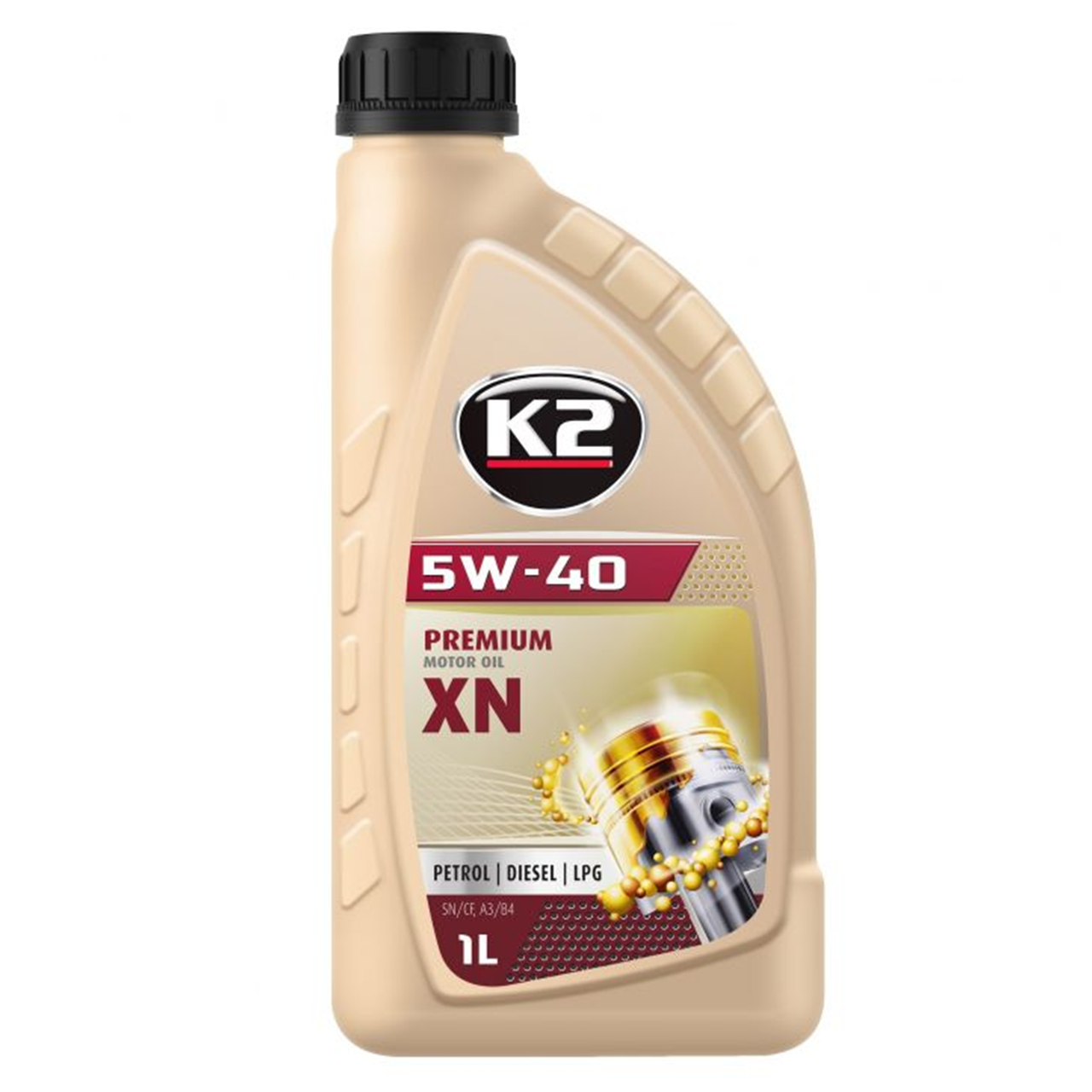 Мастило моторне K2 Synthetic Motor Oil SN XN 5W-40 1 л - фото 1