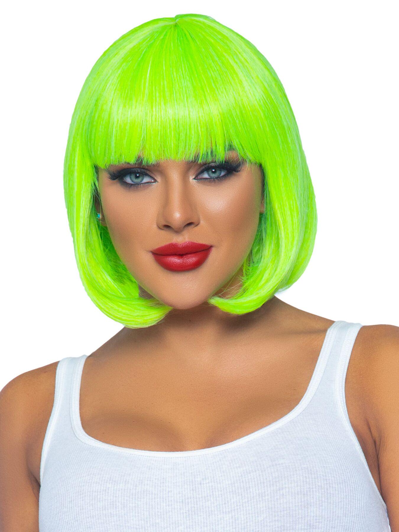 Перука Leg Avenue Neon short bob wig Neon Green 12" (SO8595) Перука Leg Avenue Neon short bob wig Neon Green 12" (SO8595)