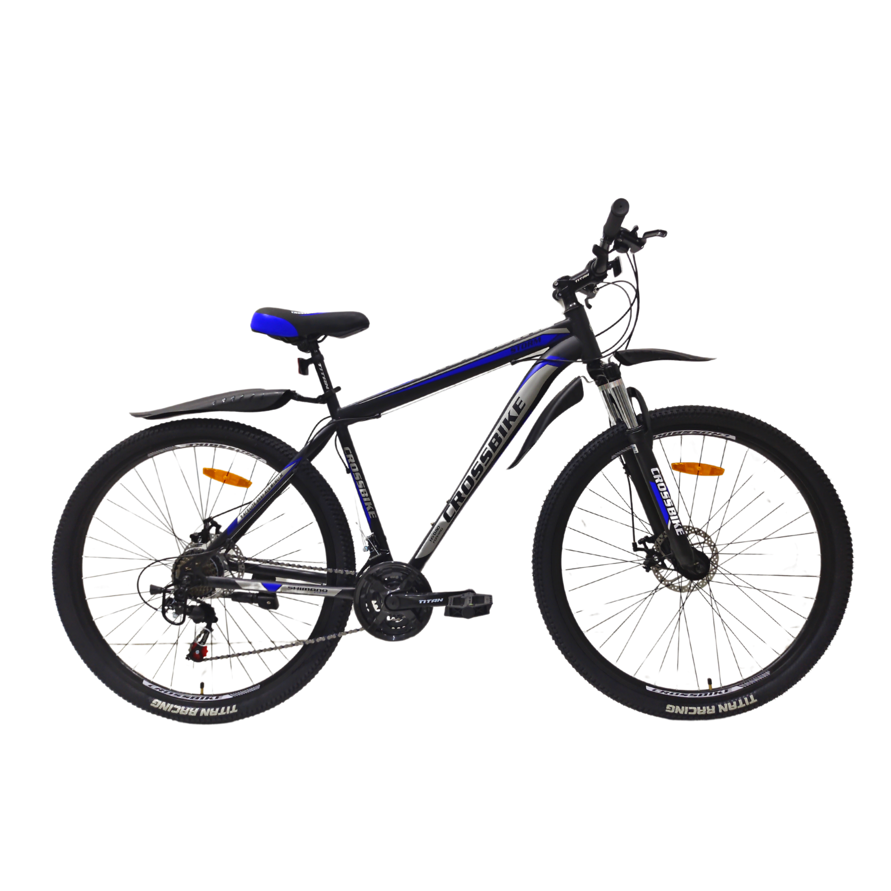 Велосипед CrossBike Storm 29" 19,5" Черный/Синий