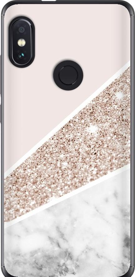 Чехол на Xiaomi Redmi Note 5 Пастельный мрамор (4342u-1516-42517)