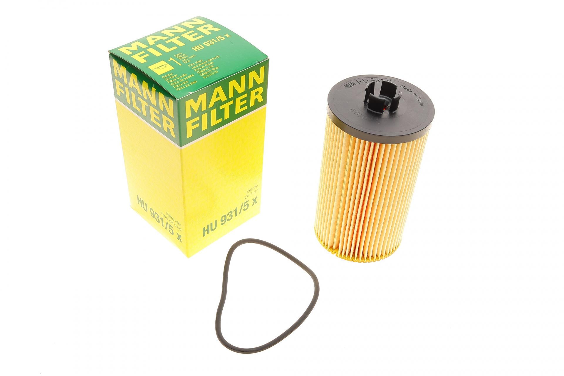 Фильтр масляный Mann-Filter для MB Vario/Atego OM904 (HU 931/5 X)