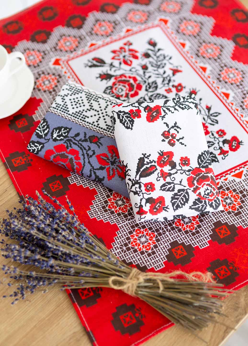 Набір кухонних рушників Оберіг 60х47 см 3 шт. - фото 3