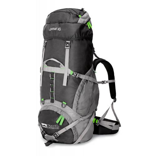 Рюкзак туристичний Travel Extreme DENALI для багатоденних походів 55 л Black/Green (581283) - фото 1