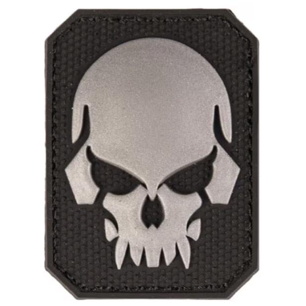 Нашивка Mil-Tec 3D Skull SM Black