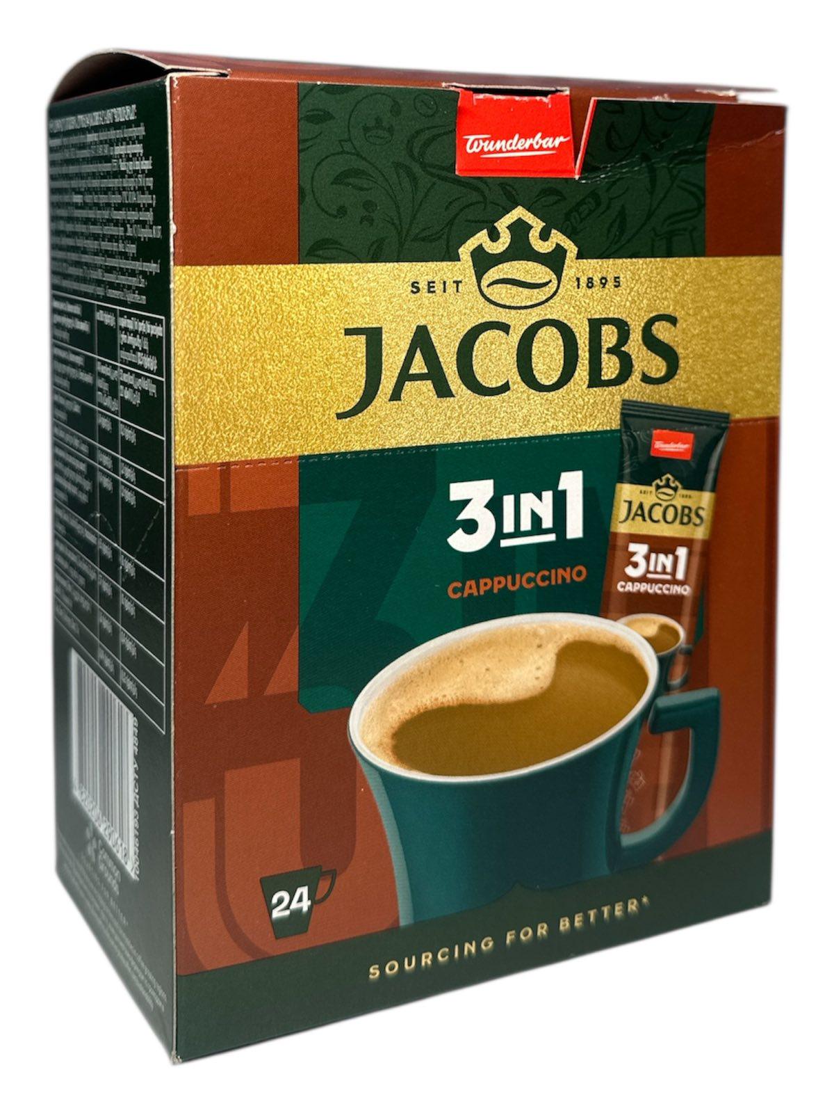 Кофе Jacobs Cappuccino 3в1 24 стика 12,5 г (461)