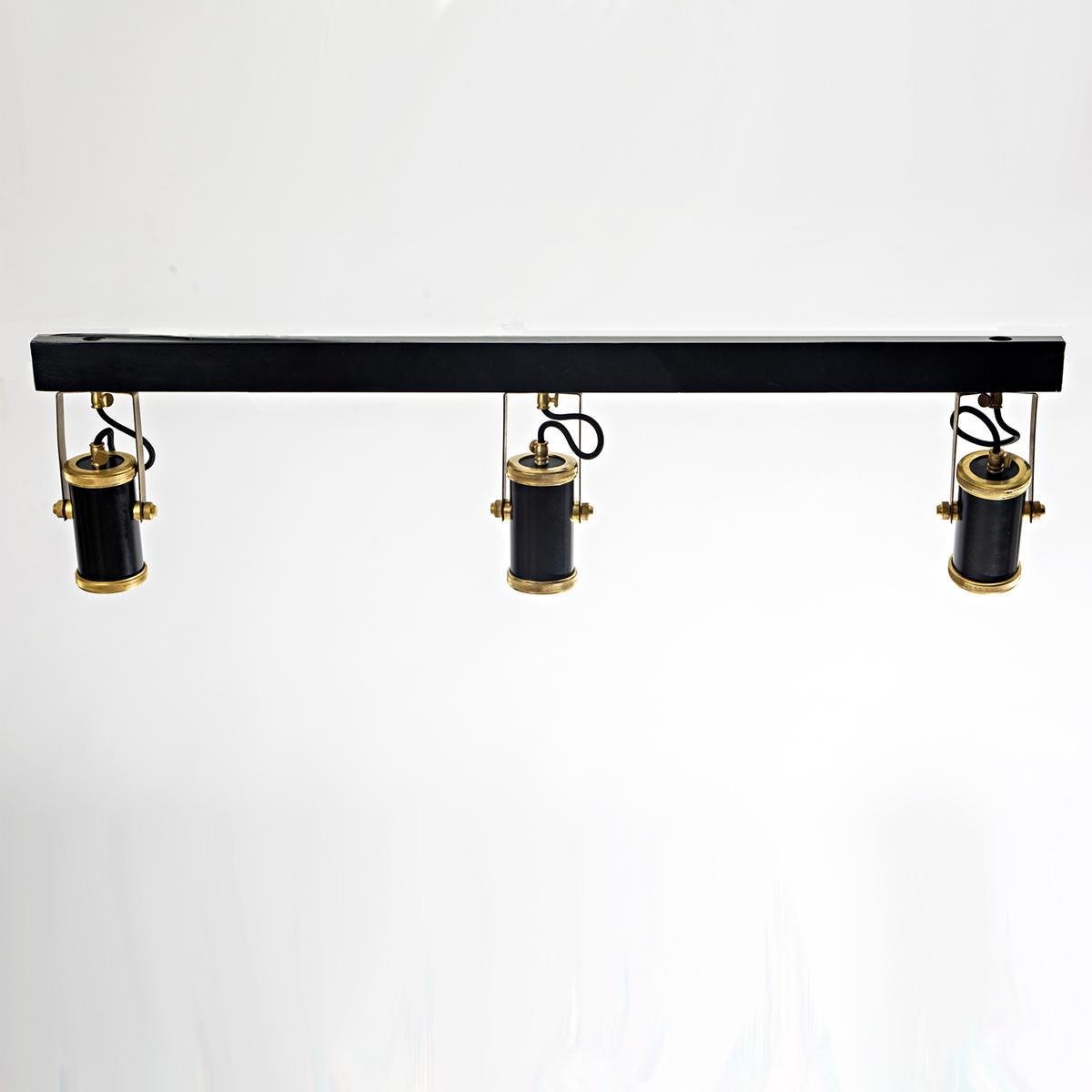 Люстра стельова 2Spots, PikArt арт. 28056 Золотий/чорний