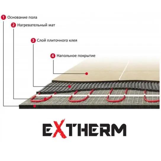 Мат нагревательный Extherm 1 м² с программируемым терморегулятором E51.716 (444353) - фото 3