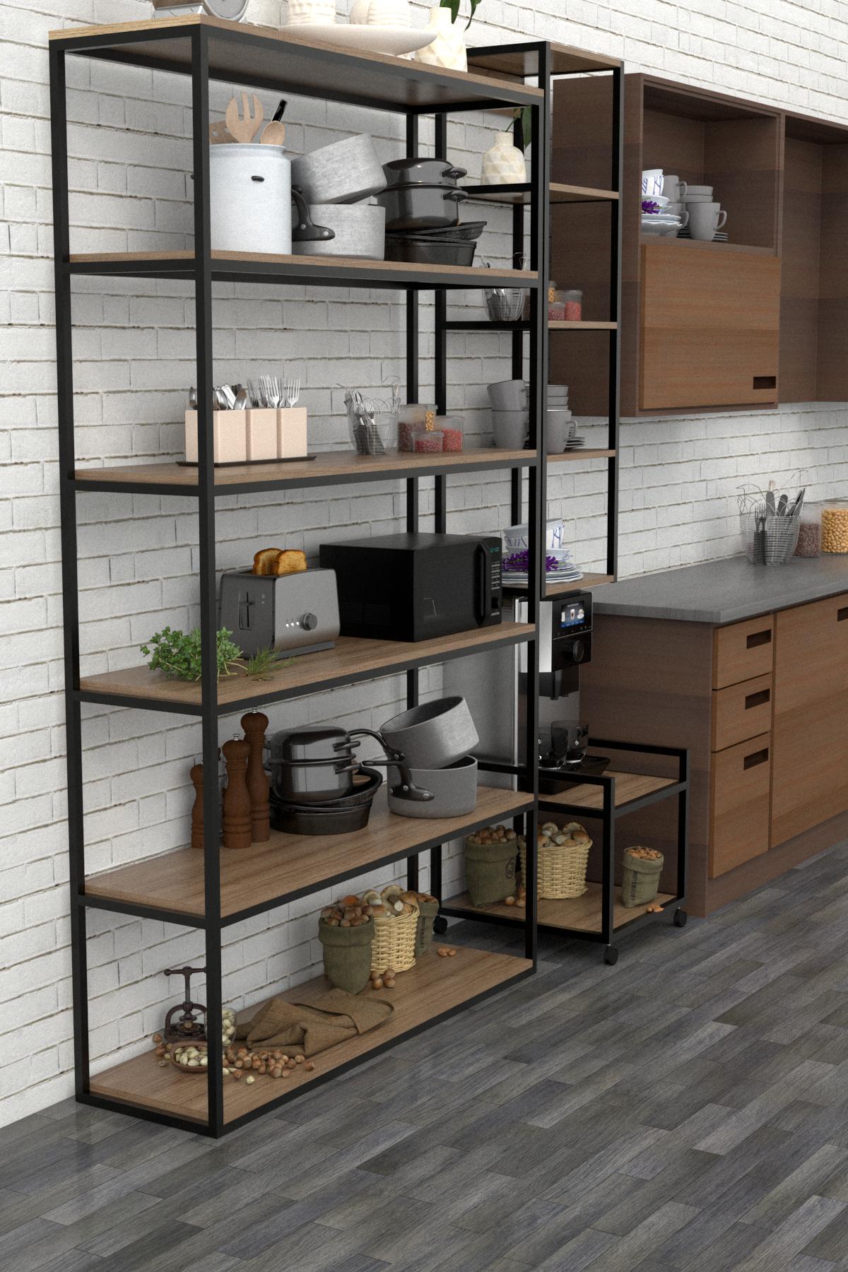 Стелаж EcoLoft Монтейро DSP-1232 Монтеверде (27813268)