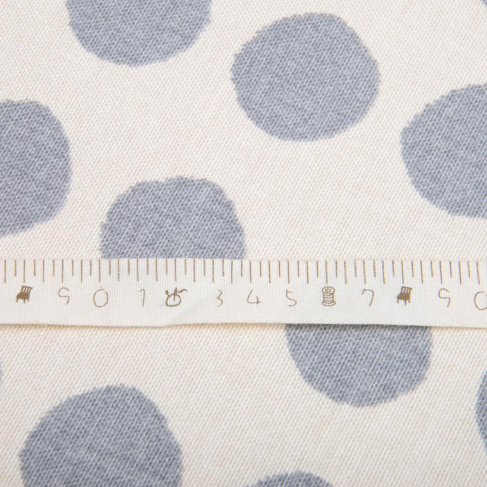 Тканина декоративна V-05 Горошок з водовідштовхувальним просоченням Молочний (25544) - фото 4