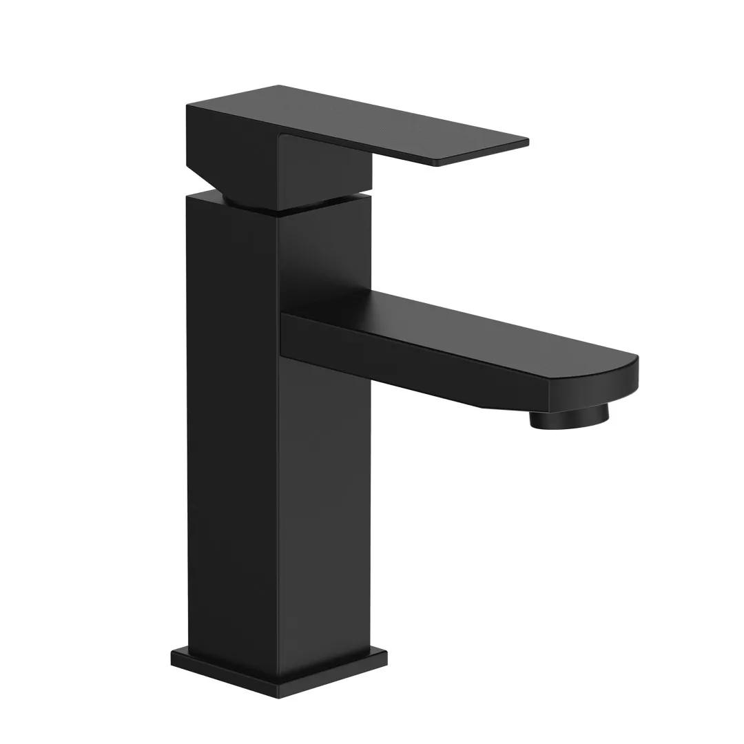 Змішувач для умивальника Frap F10802-6 одноважільний Чорний (115648)