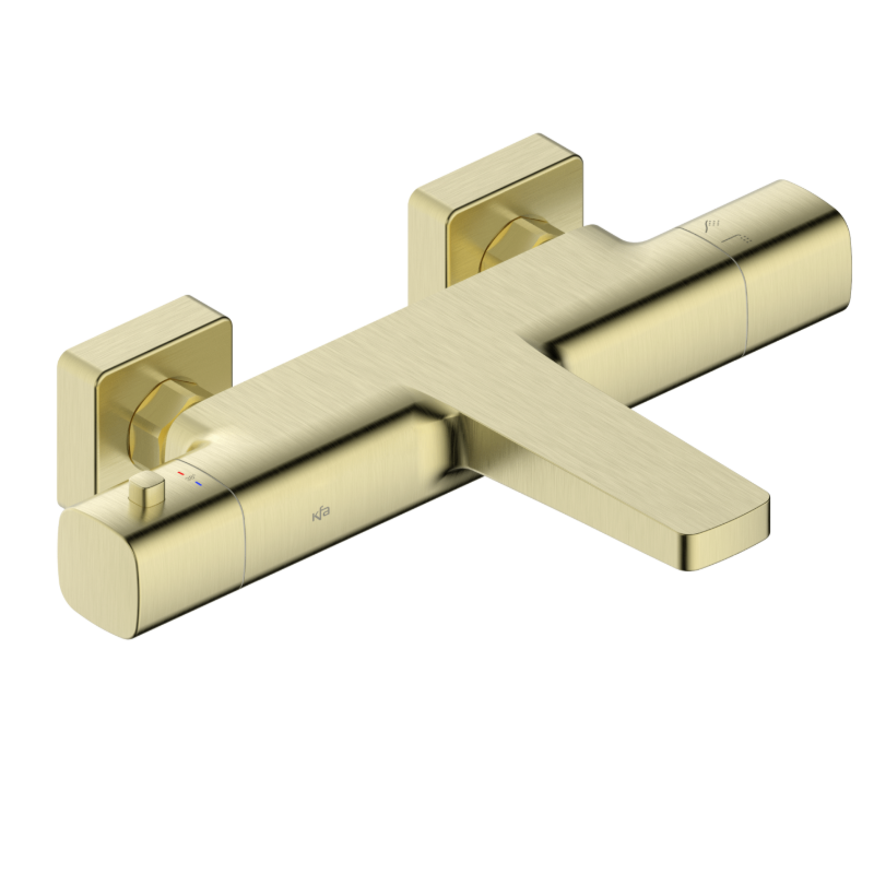 Змішувач для душу KFA Armatura Malaga термостатичний Золото матове (5754-010-31)