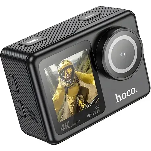Экшн камера Hoco DV101 Dual Color Screen Sports Camera Black - фото 3 Экшн камера Hoco DV101 Dual Color Screen Sports Camera Black - фото 3
