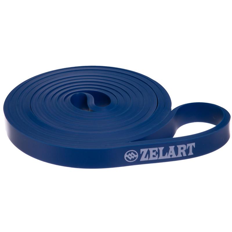Резинка петля для подтягиваний Zelart FI-941-2 POWER BANDS Синий (DR003409) - фото 2