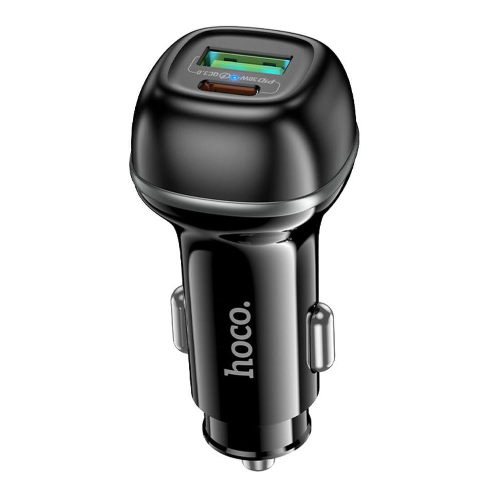 Зарядний пристрій автомобільний Hoco Z58A 1USB/1USB-C QC/PD48W (28211759)