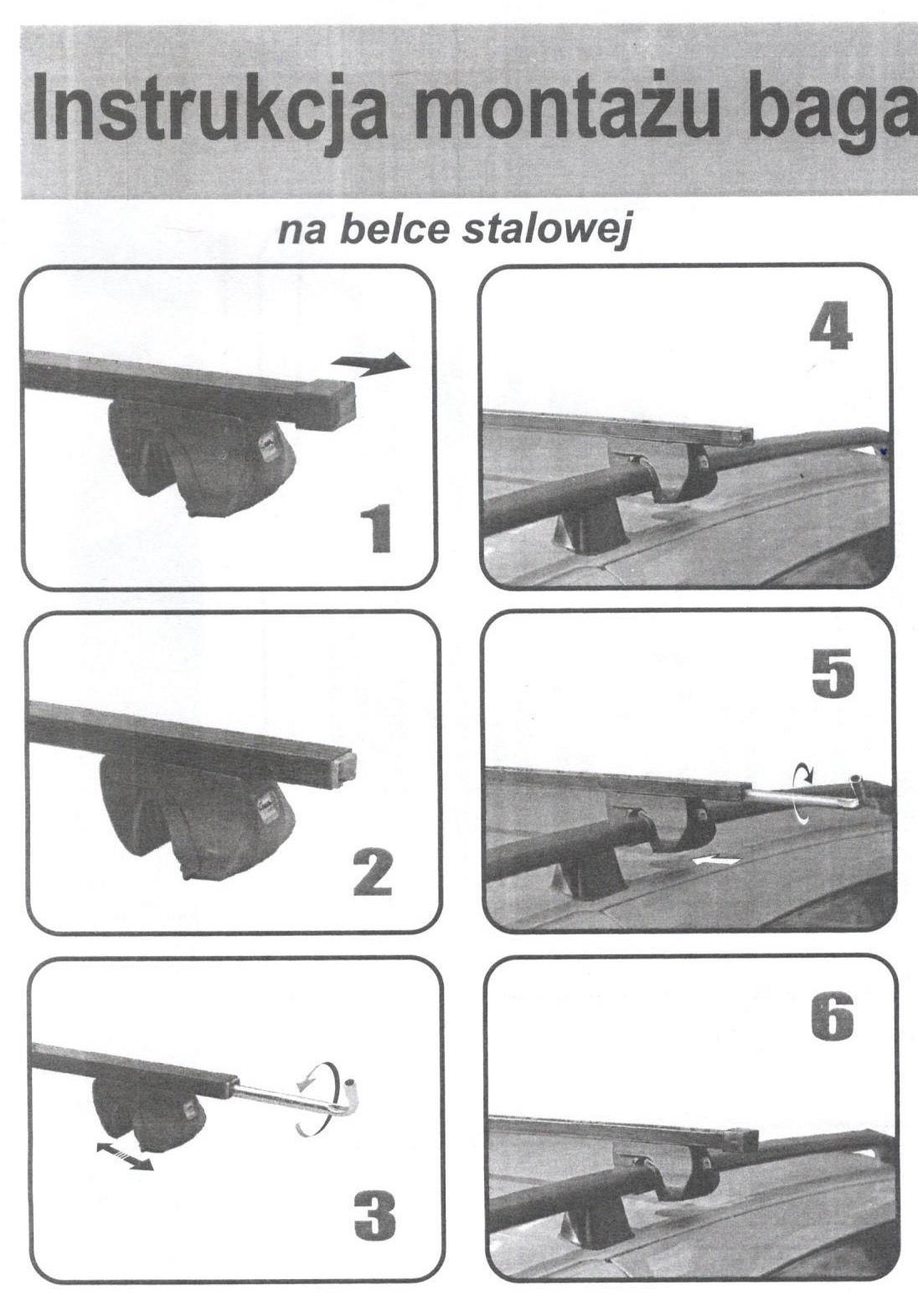 Багажник на релінги Amos Alfa Str 1,2 м для Mazda MPV MPV 2000-2004 (562336) - фото 7