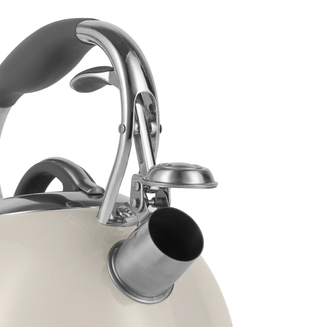 Чайник ретро Vintage Cuisine зі свистком Кремовий - фото 4 Чайник ретро Vintage Cuisine зі свистком Кремовий - фото 4