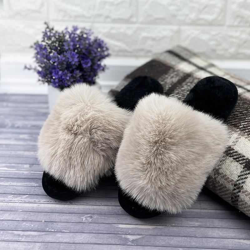 Домашні тапочки жіночі Е-006098-2 пухнасті 25,5-26 см p. 40 Бежевий (86866203) - фото 2 Домашні тапочки жіночі Е-006098-2 пухнасті 25,5-26 см p. 40 Бежевий (86866203) - фото 2