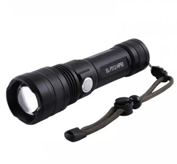 Фонарик ручной BL-P512-HP50 1880000 W zoom microUSB с 5 режимами (51250)