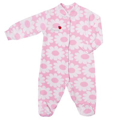 Комбинезон детский хлопковый для девочки Gabbi KB-19-20-1 Ромашка 62 см Розовый (11536) Комбинезон детский хлопковый для девочки Gabbi KB-19-20-1 Ромашка 62 см Розовый (11536)