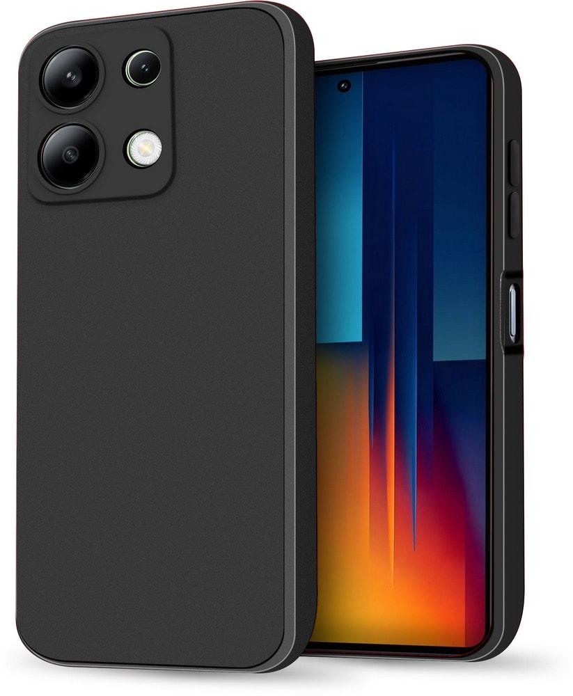 Силиконовый чехол HardCorner Xiaomi Redmi Note 13 5G (с микрофиброй) Black (35427-2B)