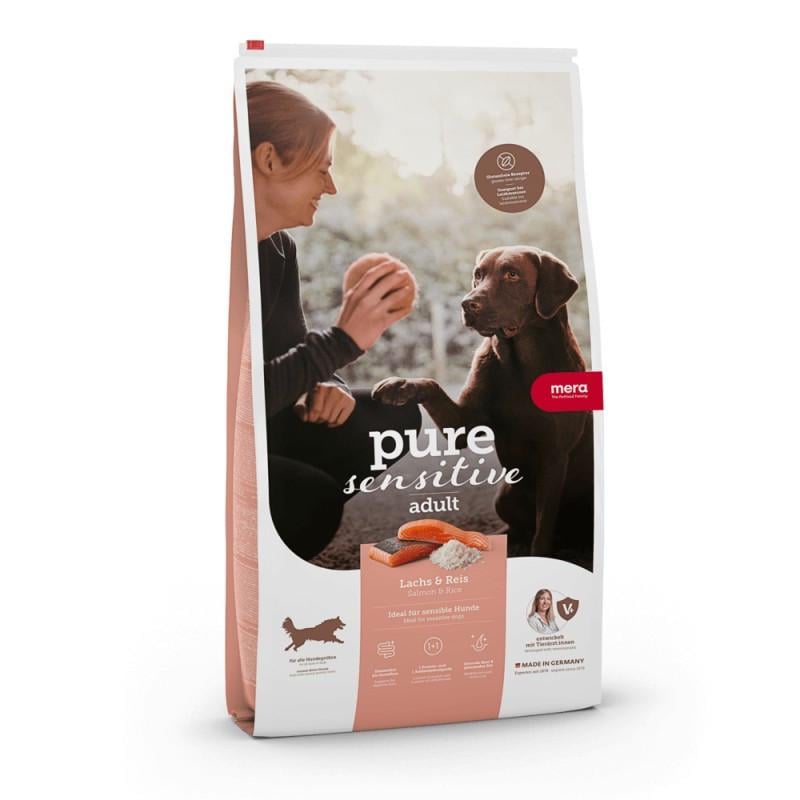Корм сухой для взрослых собак MERA Pure Sensitive Lachs&Reis с лососем и рисом 4 кг (3198031301)
