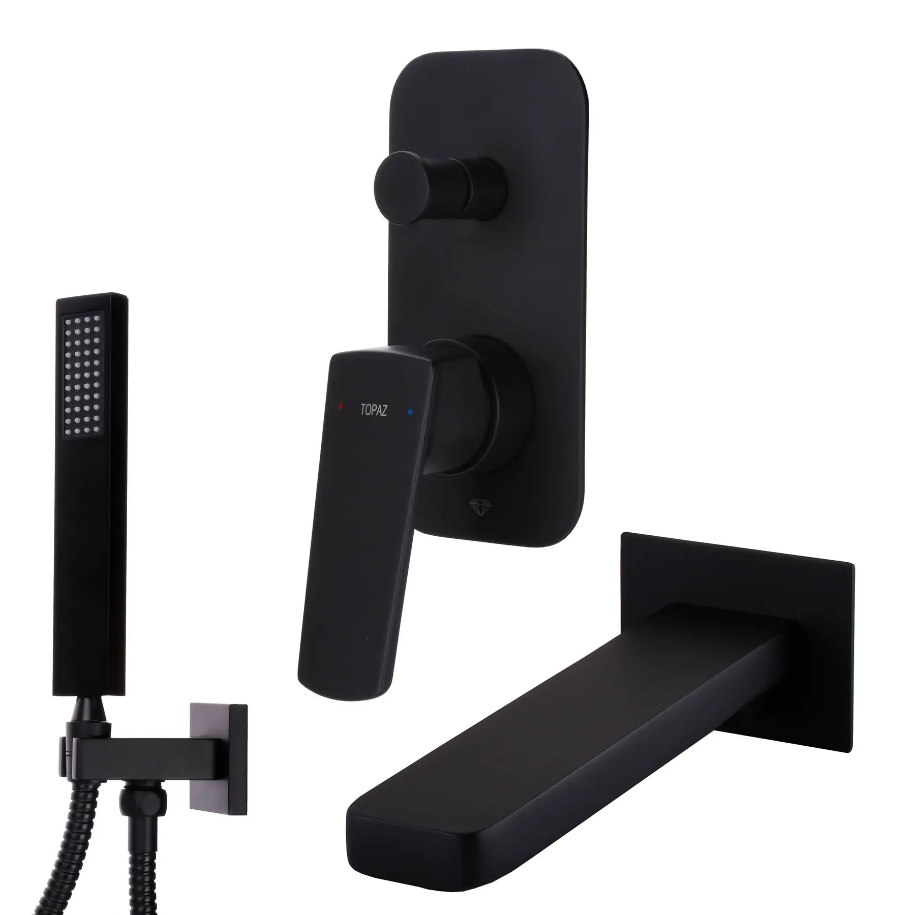 Смеситель для ванны встроенный TOPAZ LEXI TLG 21202-H21-BL (GSR-000025323)