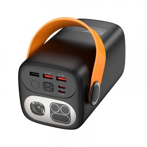 Повербанк Hoco DB160 60000 mAh PD100W Чорний (31487676) - фото 2