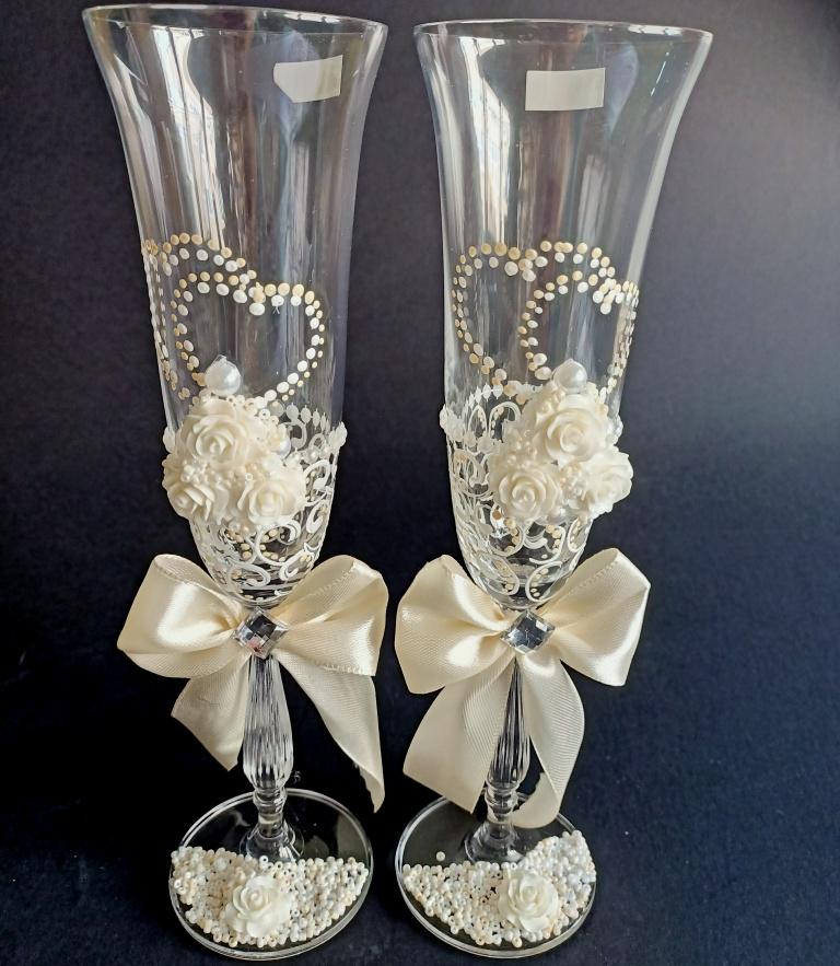 Бокалы свадебные Bohemia Sandy 190 мл 2 шт. (4353)