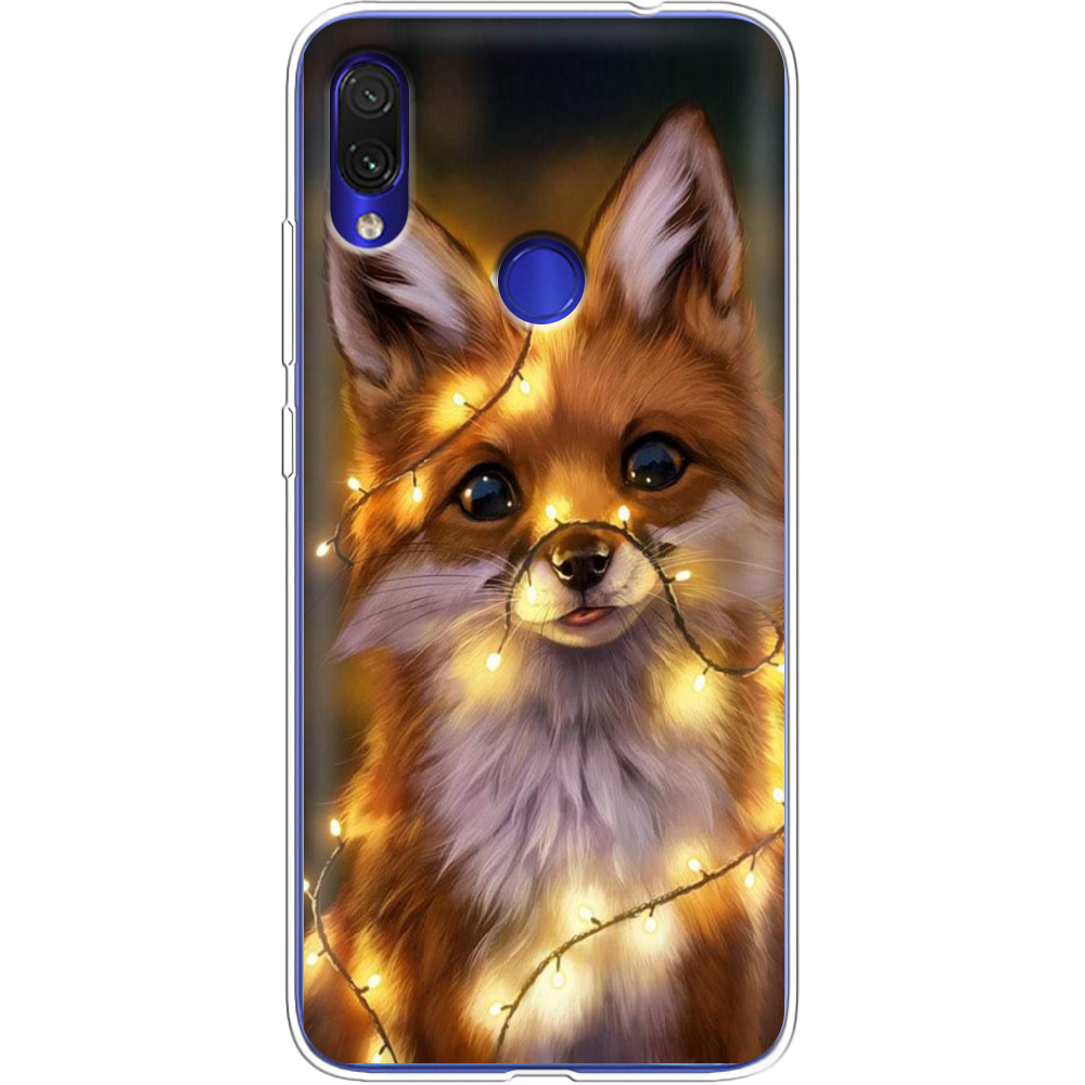 Чехол Boxface Xiaomi Redmi Note 7 Рождественская лиса Прозрачный силикон (36202-up2399-36202)