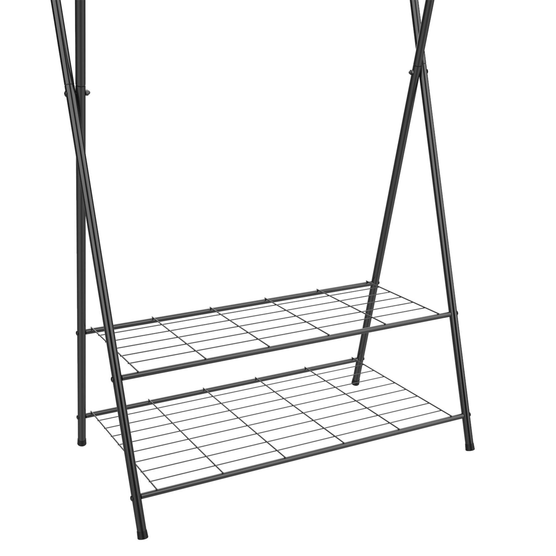 Стійка для одягу Casa Si Garment Rack Bamboo Black (CS92309W04) - фото 3