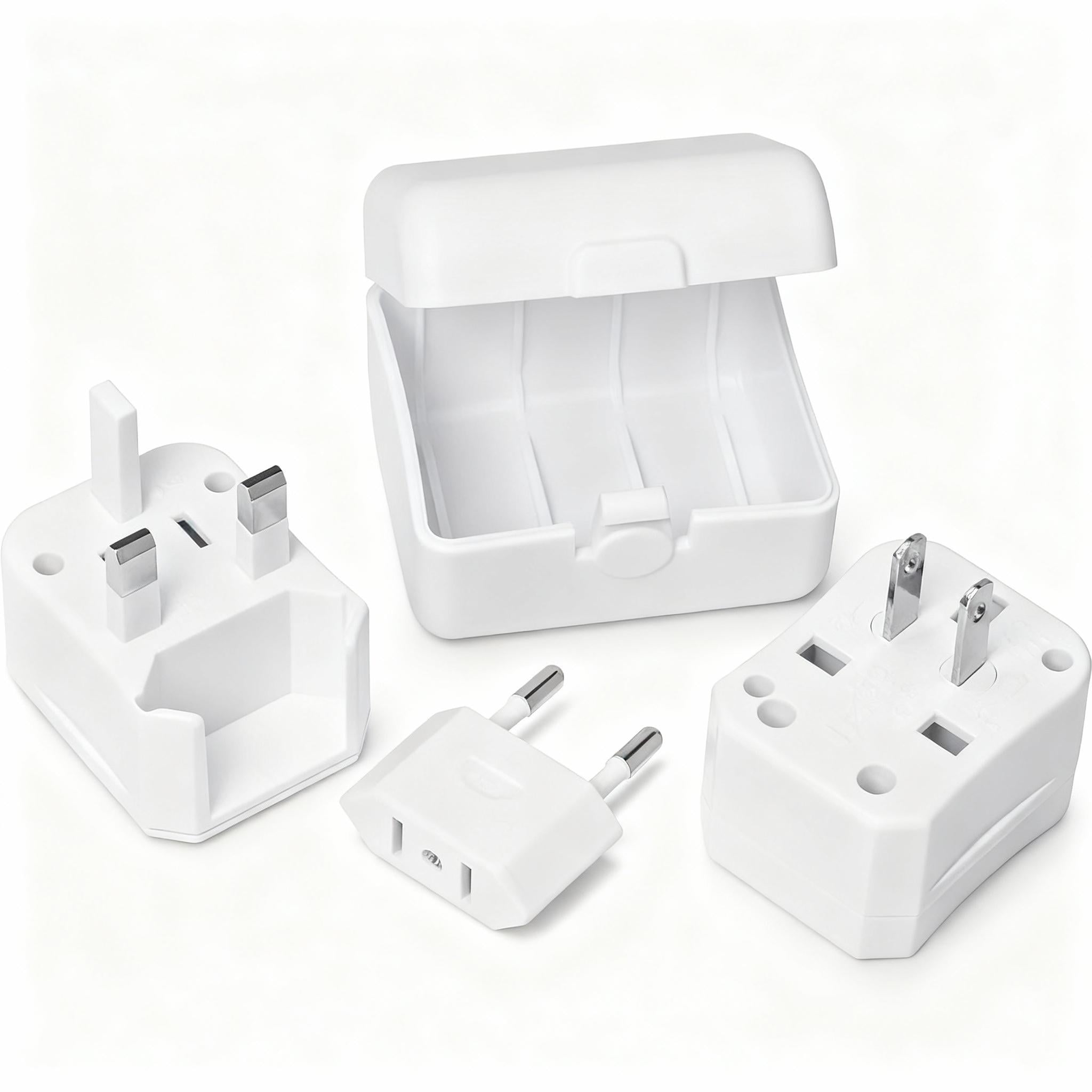 Сетевой переходник для путешествий 3в1 Kayfovo с американской вилки на европейскую (29329)