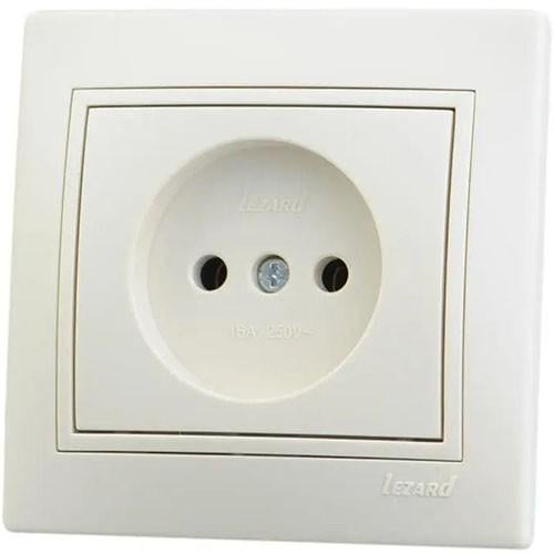 Розетка Lezard Mira крем 701-0303-121B