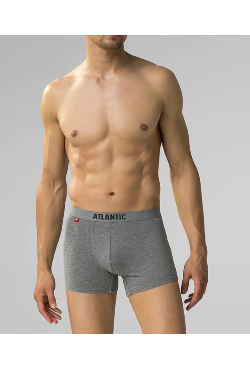 Комплект трусов-боксеров мужских Atlantic 5SMH-004 хлопковых с нашивной резинкой 5 шт. XL (2403427085) - фото 2