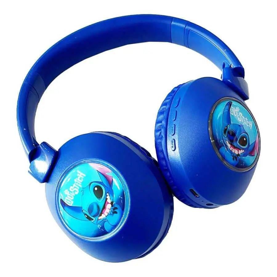 Наушники беспроводные с микрофоном и RGB подсветкой Стич KT-100