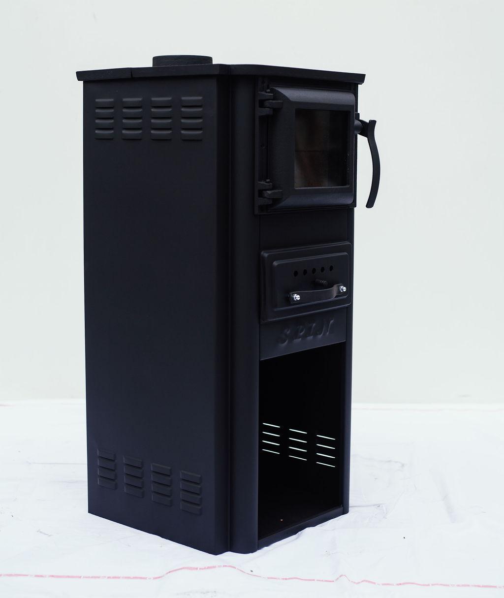 Піч-камін опалювальна для котеджу і дачі Spin KALIMERO 6 кВт Чорний (CNT00007757) - фото 3 Піч-камін опалювальна для котеджу і дачі Spin KALIMERO 6 кВт Чорний (CNT00007757) - фото 3